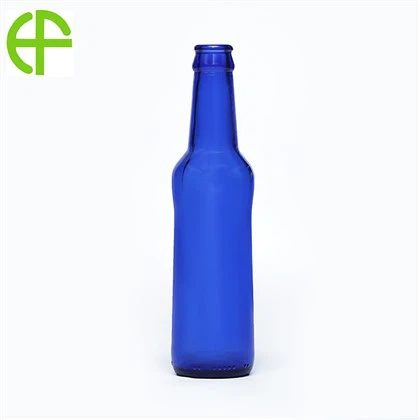 Skleněná láhev na pivo Sapphire Blue Brave o objemu 280 ml