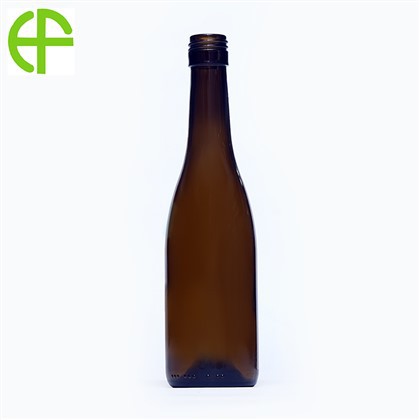 375ml olivově zelená burgundská láhev se šroubovacím hrdlem